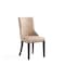Manhattan Comfort Shubert 8-Piece Faux Leather and Velvet Dining Chair Set in Tan 8-DC055AR-TN - alternate 3